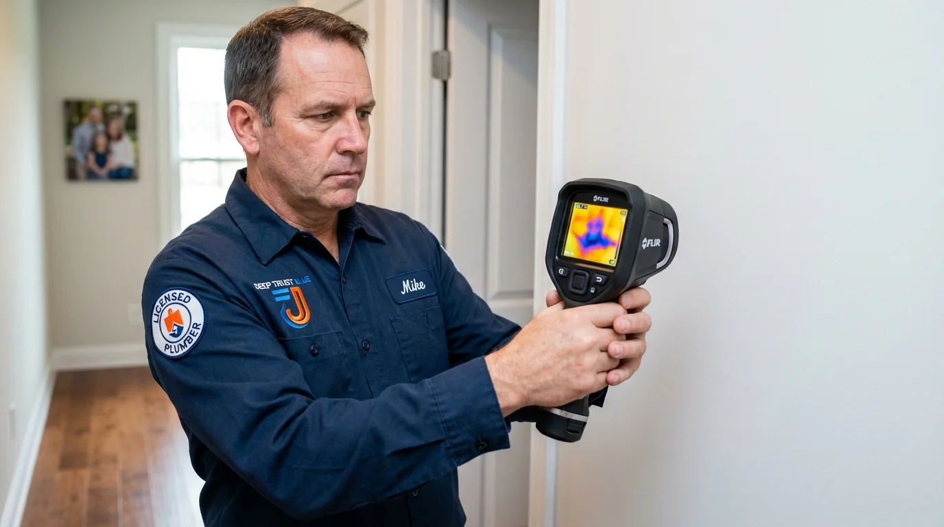 Thermal imaging leak detection by Johns Plumbing LLC in Wendover
